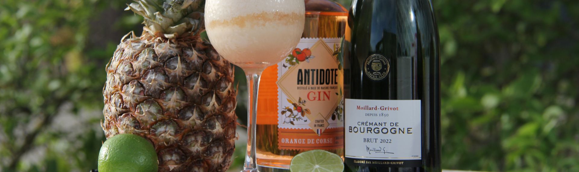 cocktail avec crémant de bourgogne brut